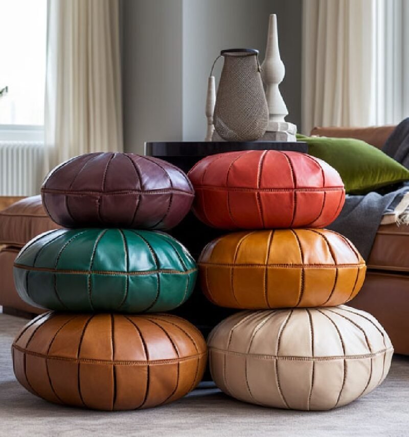 moroccan-leather-pouf-buy-online-nz-auckland-wellington